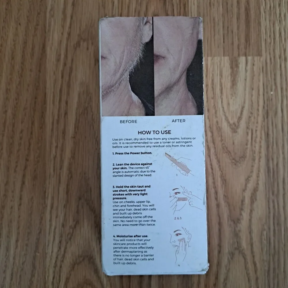 NEW Hollywood Smoother SONIC Dermaplaning Facial Exfoliation & Hair Removal